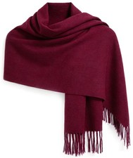 Bawnhaw Large Scarf Cashmere-Feel Shawl Women Fall Winter Soft Fringe Pashmin...