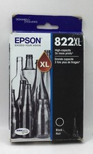 Epson 822XL High Capacity Black Ink Cartridge Exp 4/26