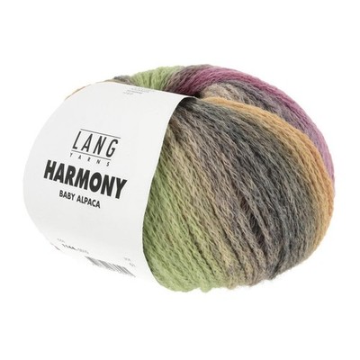 Wolle Kreativ! Lang Yarns - Harmony Fb. 10 violett grün orange grau 100 g
