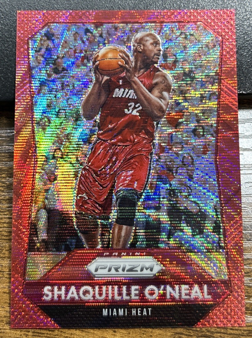 Shaquille O'Neal 2015-16 Panini Prizm Ruby Wave Prizm /350 #284