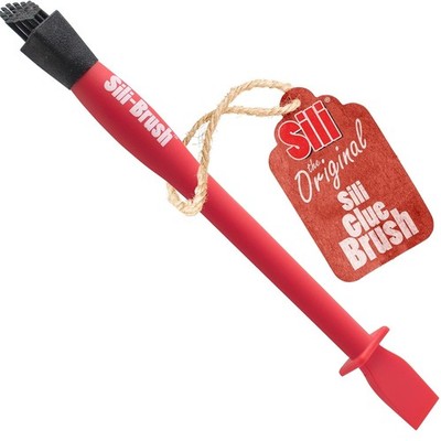 1/2'' SILI Glue Brush with Spreader, Easy Clean Silicone Wood Glue Applicator
