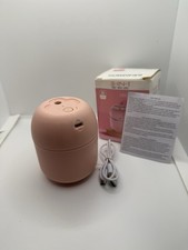 3 In 1 Humidifier Pink Portable 220ml Light Essential Oil
