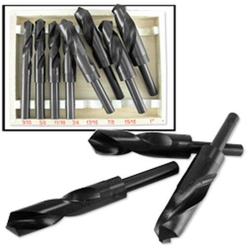 8pc Silver Deming Reduced Shank Drill Bit Set Automotive Tools - Picture 1 of 1