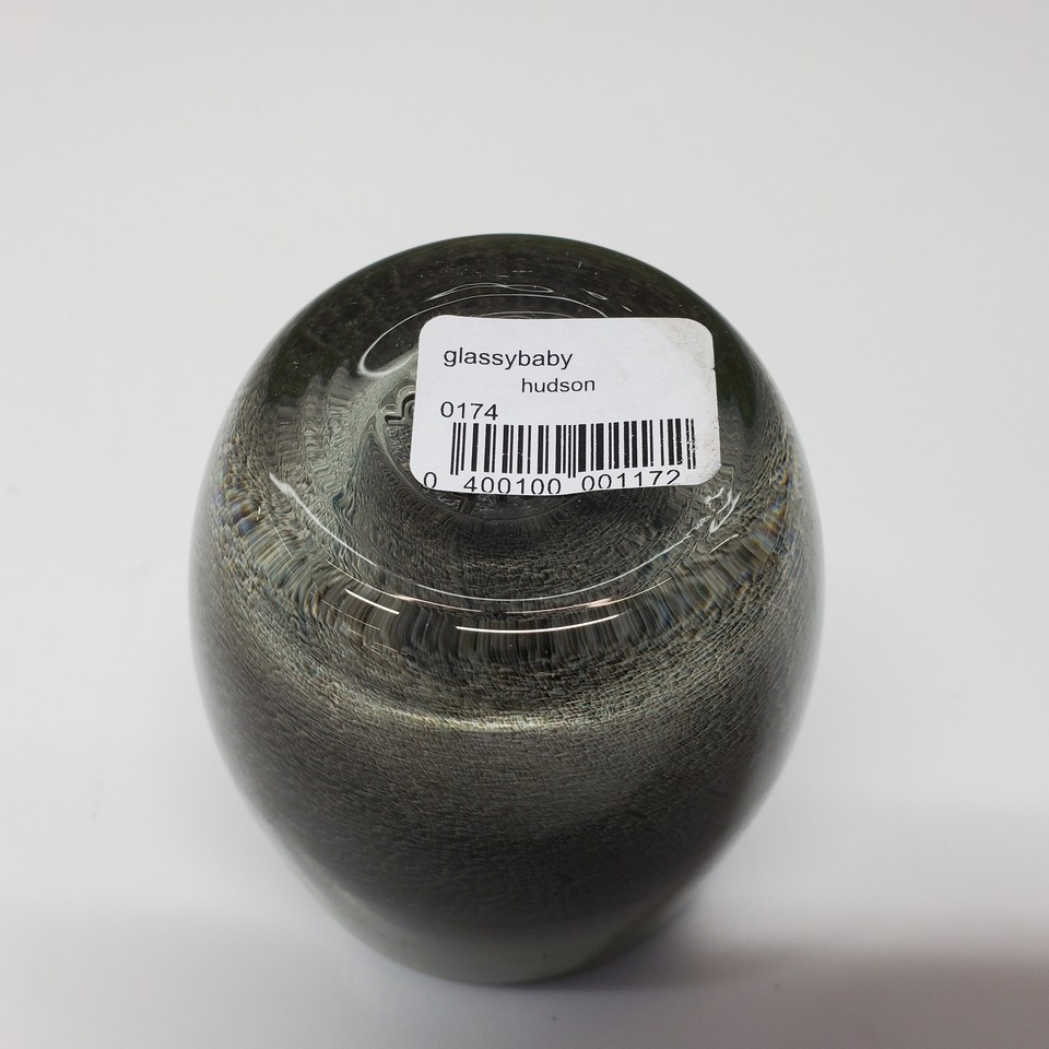 Glassybaby Hudson Blue Green Brown Votive Candle Holder eBay