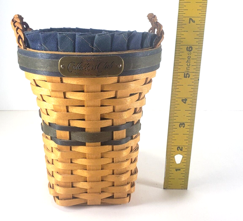Longaberger 2001 Collectors Club Renewal Basket Charter Member Miniature Vase - Picture 10 of 11