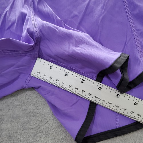 Ivivva Girl Activewear Shorts 10 Purple Athletic Speedy Relay Racer - Picture 4 of 10