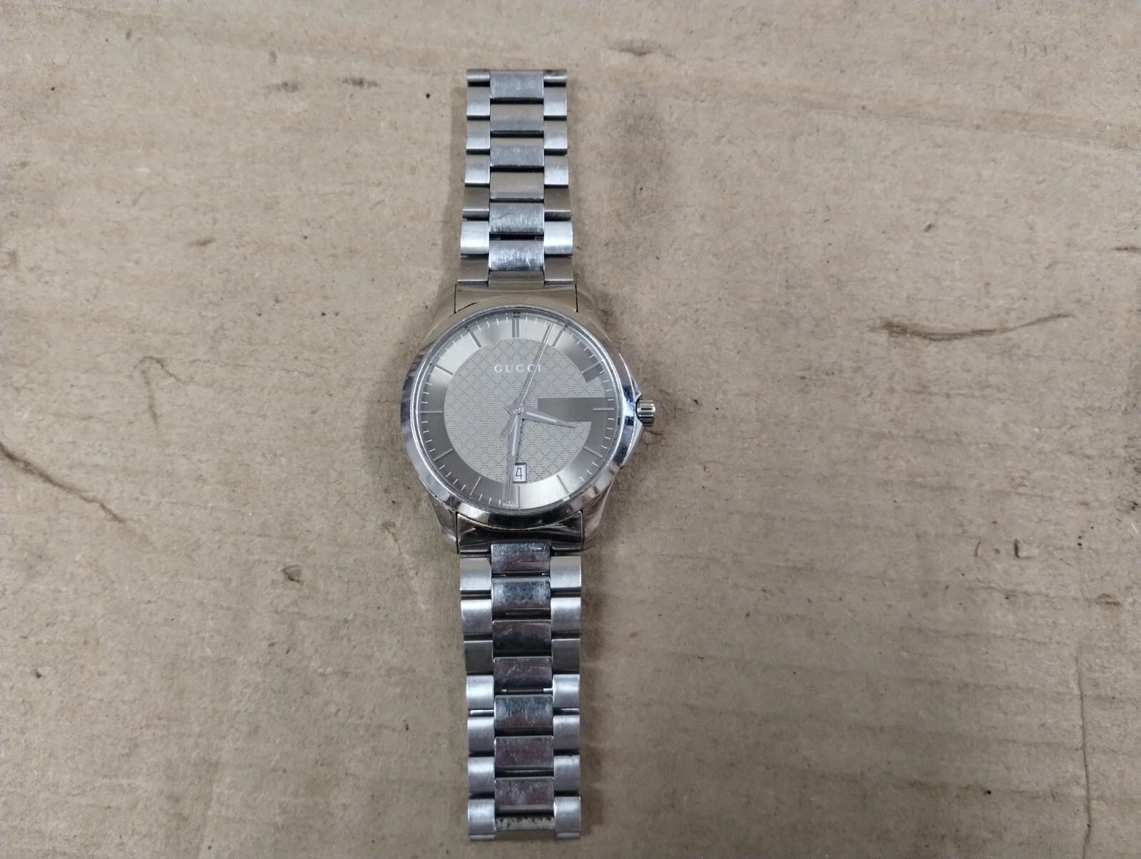 MONTRE POUR HOMME GUCCI G INTEMPORELLE 126,4 ANALOGIQUE QUARTZ ACIER INOXYDABLE LIVRAISON GRATUITE