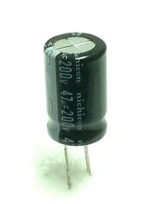 Capacitor 47uf 47 uf 47mfd 200V Electrolytic 105c degree 2pcs