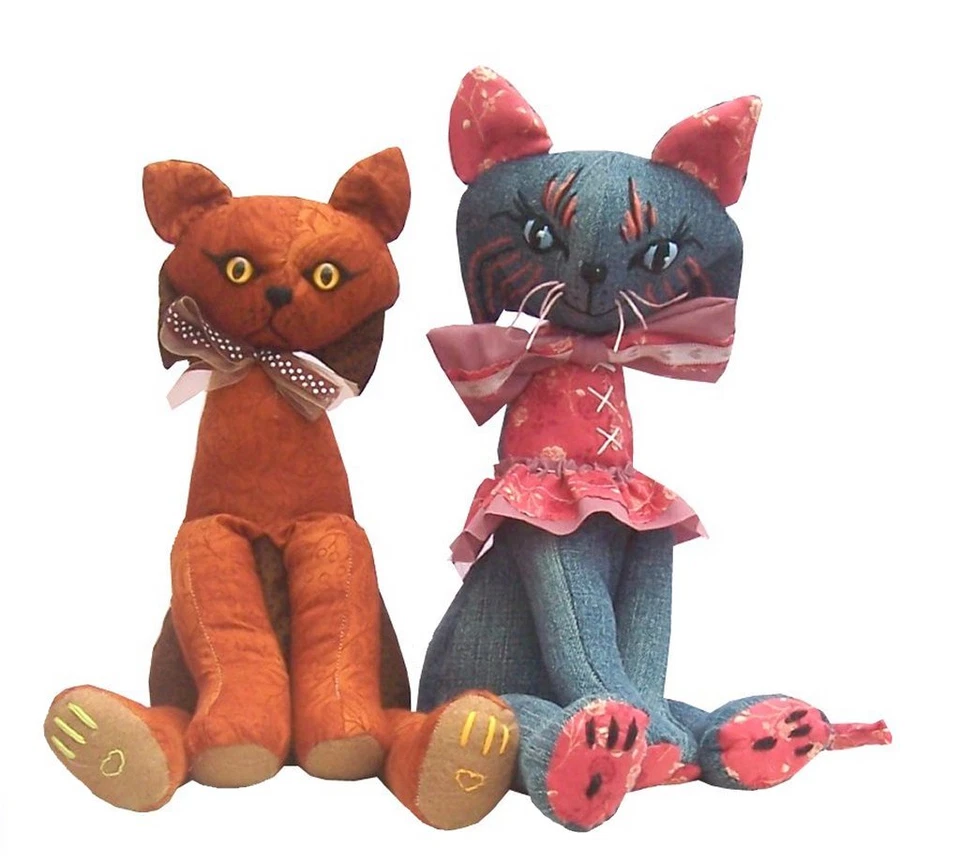 Rabbit, cat and mouse sewing pattern pack. All three patterns by pcbangles - Image 3 of 4