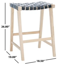 Safavieh Abreu Rectangle Counter Stool, Reduced Price 2172719784 BST1013B