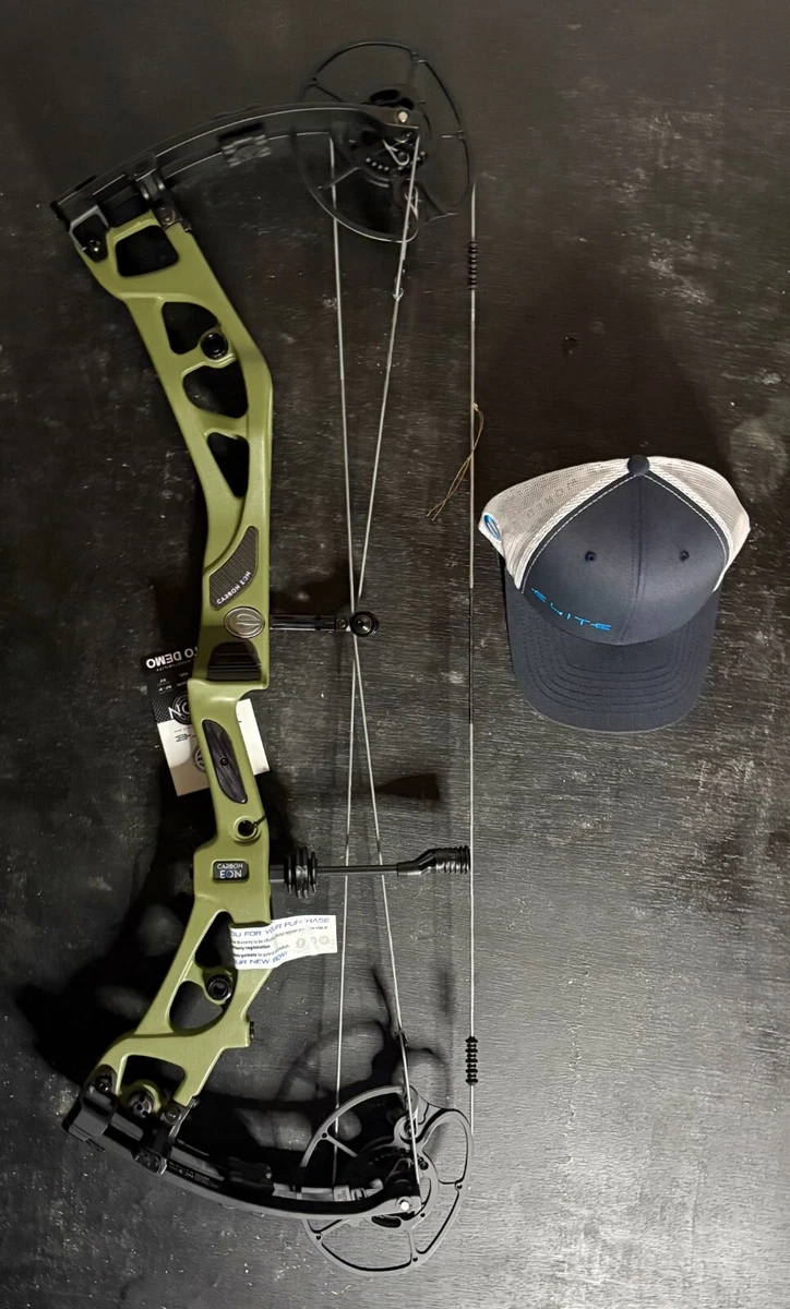 Arc à Poulies Elite Archery EON – 70 Lbs, Carbone, Droitier, Vert (neuf)