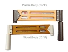 Japsin Sling Psychrometer Whirling Hygrometer Thermometer Type °C/°F Pack of 2 