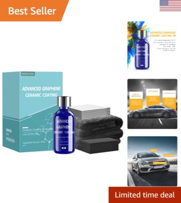12H Graphene Ceramic Coating Kit for Ultimate Car Protection - 70ML