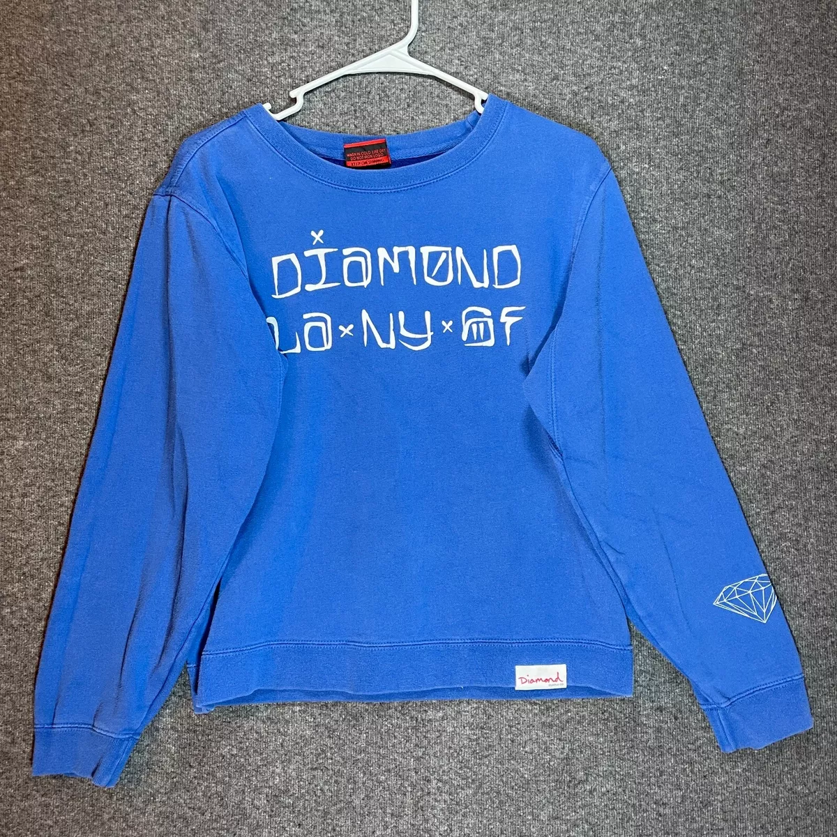 Blue diamond sweatshirt deals