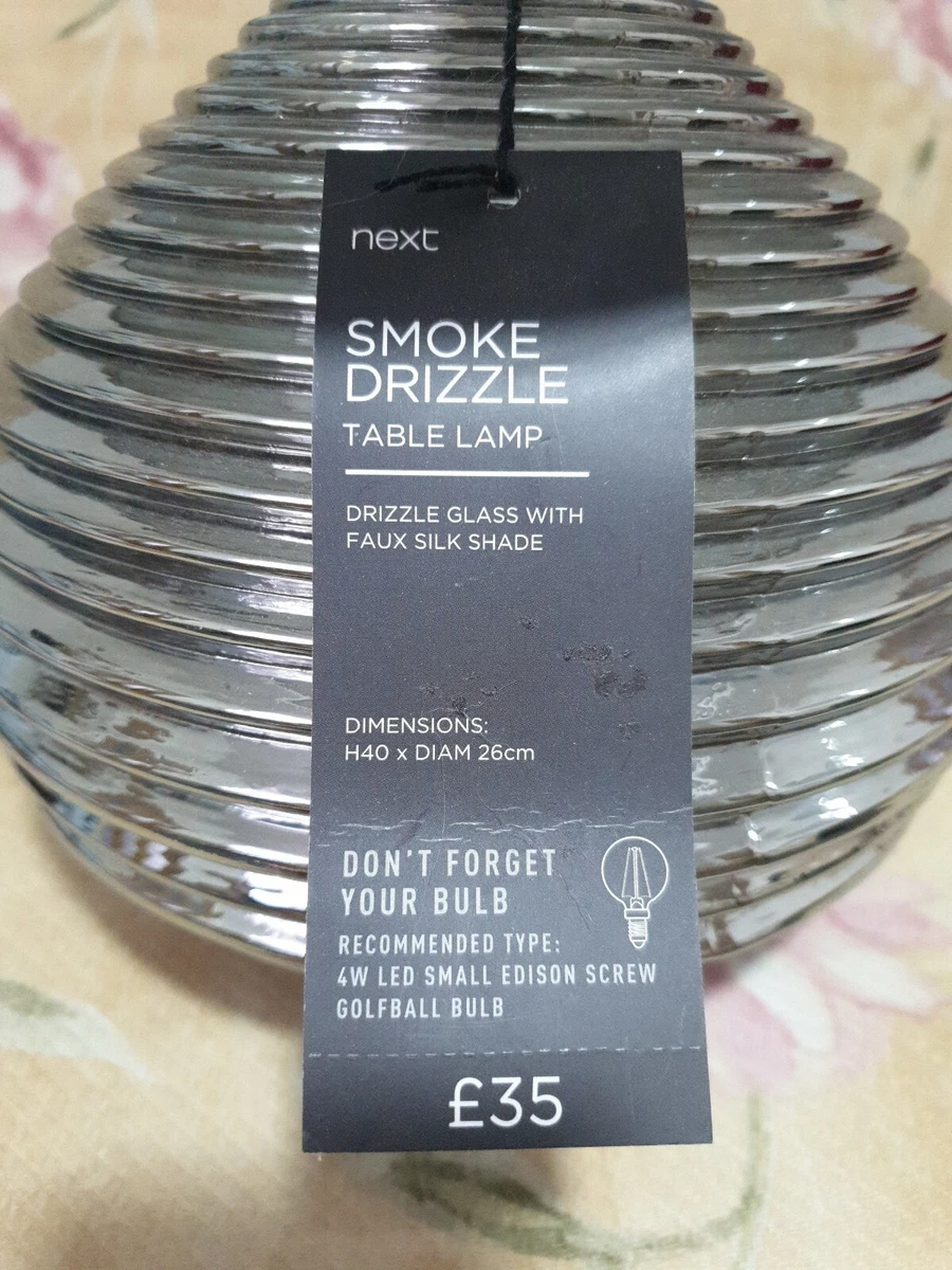 Next drizzle touch lamp deals