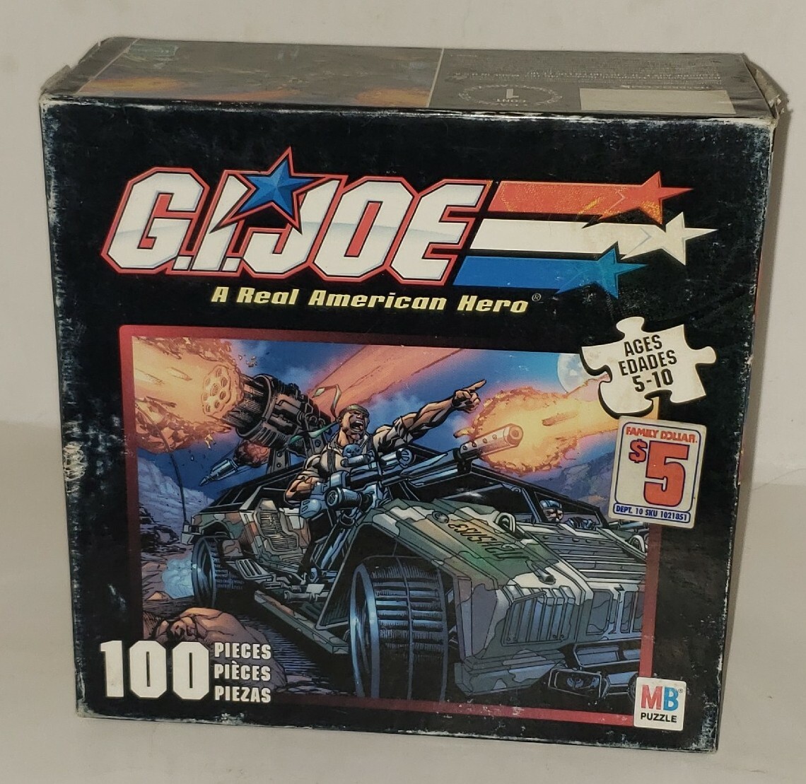GI Joe Puzzle 100 Piece 2002 Hasbro MB Milton Bradley Family