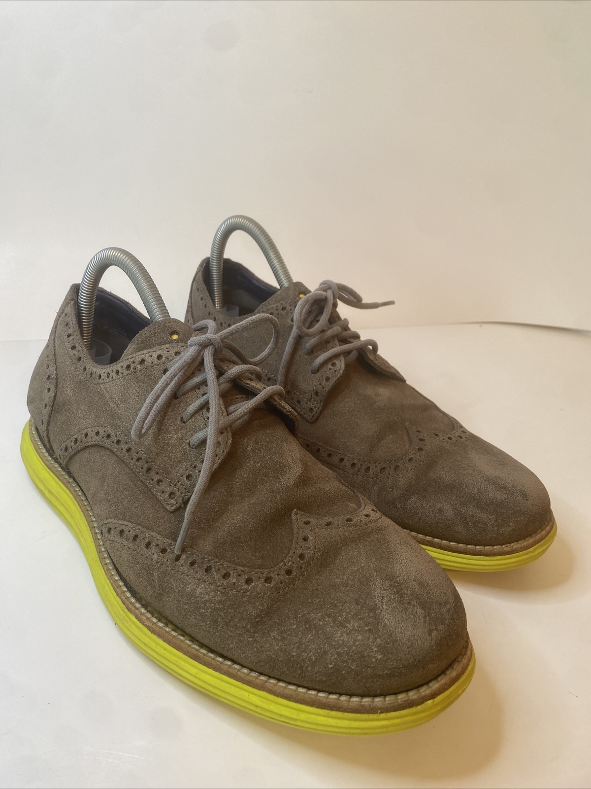 SAOLA Scarpe Cole Haan Cole Haan Lunargrand marroni con suola gialla uomo 10 C11095