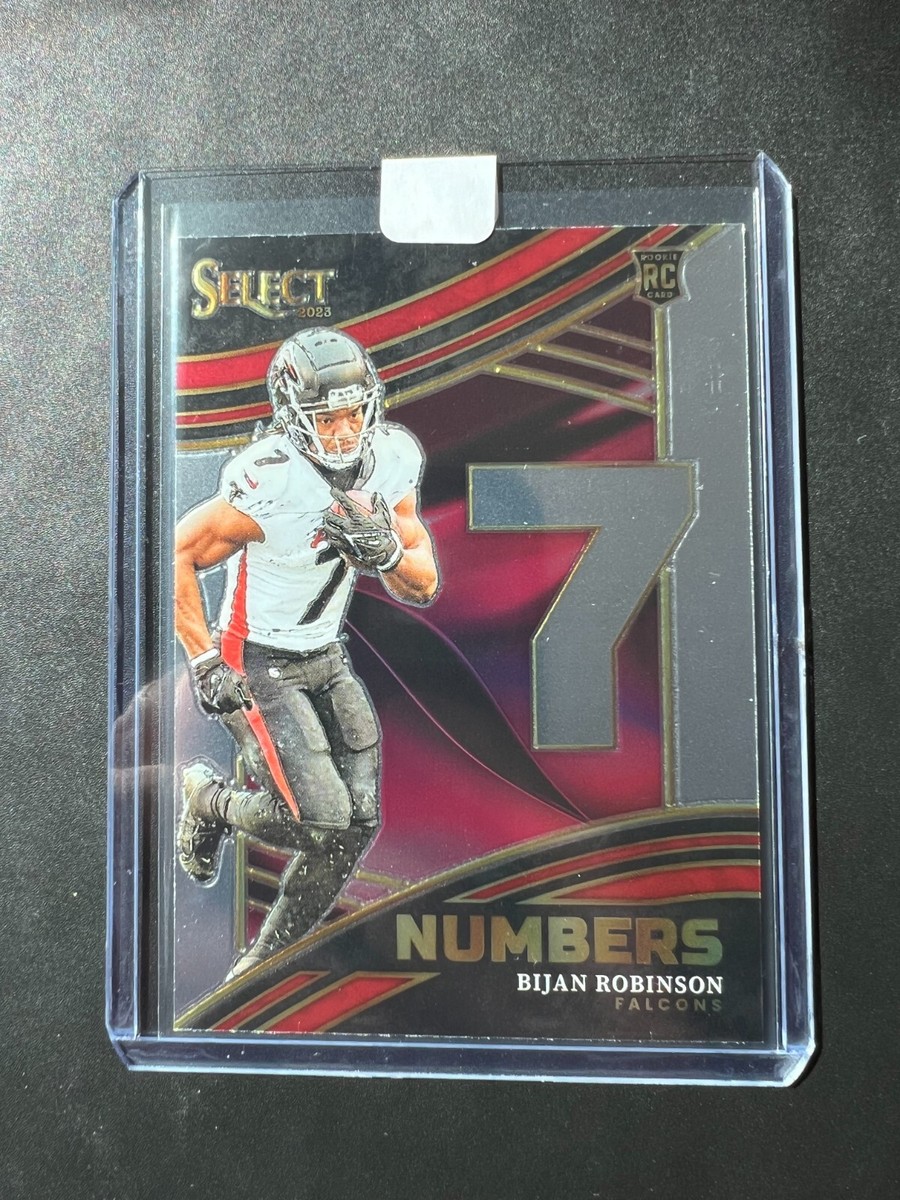 Bijan Robinson 2023 Panini Select Football #NMB-BRO - NUMBERS 7