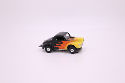 Aurora Thunderjet T-Jet  Chassis / Dash Black w Flames Willys Gasser Tested OK