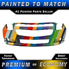 Painted To Match Front Bumper Fascia Exact Fit for 2008-2012 Chevy Malibu Sedan