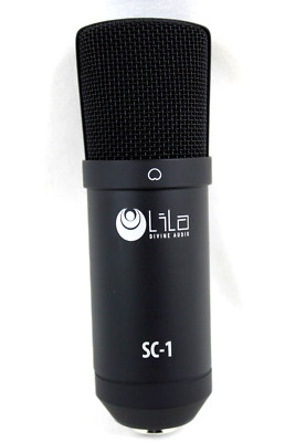 Lila Divine Audio Studio Condenser Microphone Model SC-1 Black ** Tested & Works