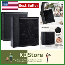 Luxury Leather Photo Album for 1000 4x6 Photos - Vertical & Horizontal Display