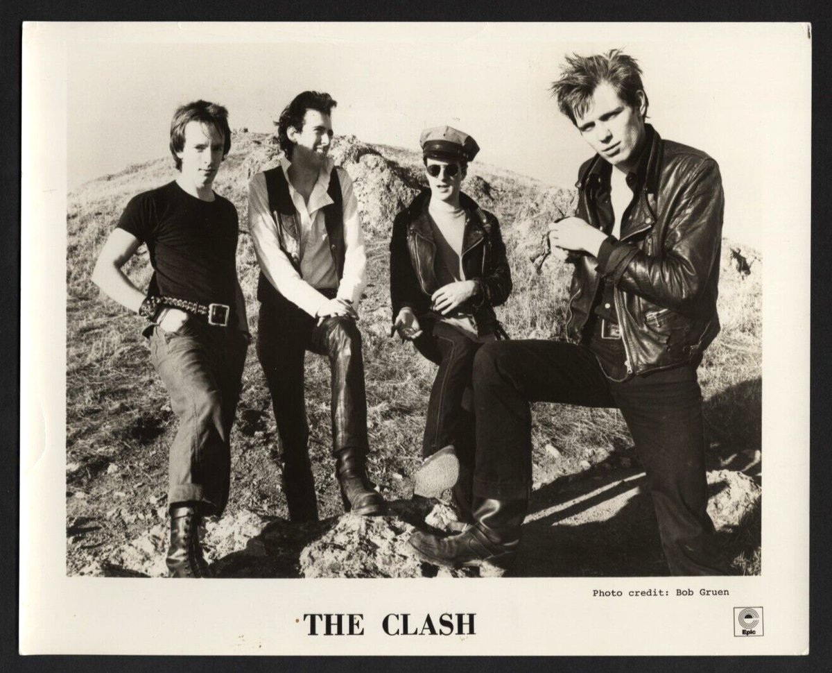 THE CLASH British Rock Band Original Studio Photo 8 x 10 Type 1 by 