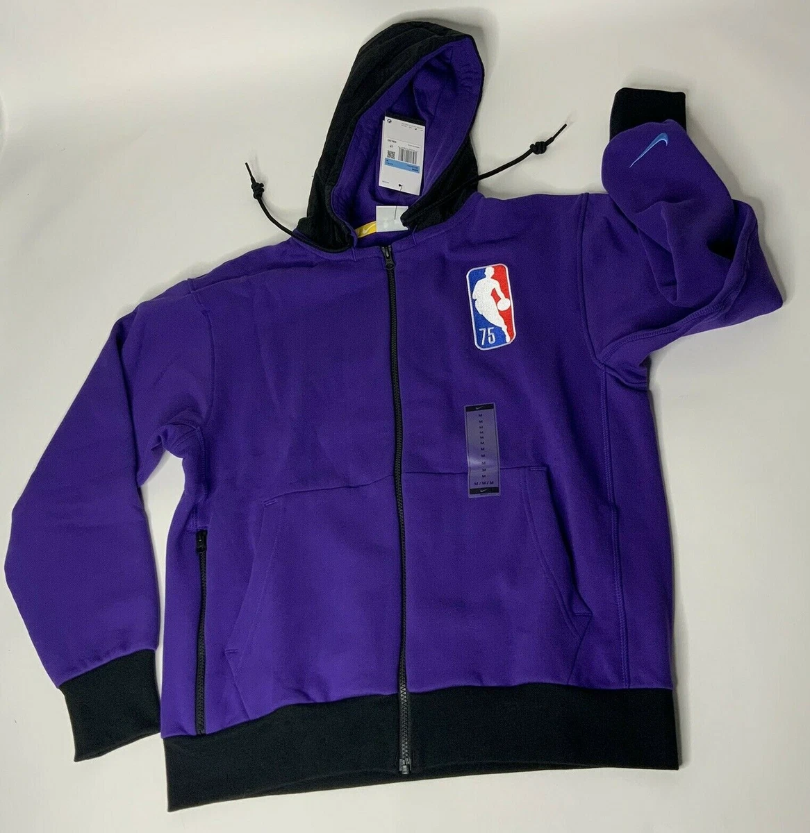 Men's Nike White Los Angeles Lakers 2022/23 City Edition Essential Pullover Hoodie Size: Medium