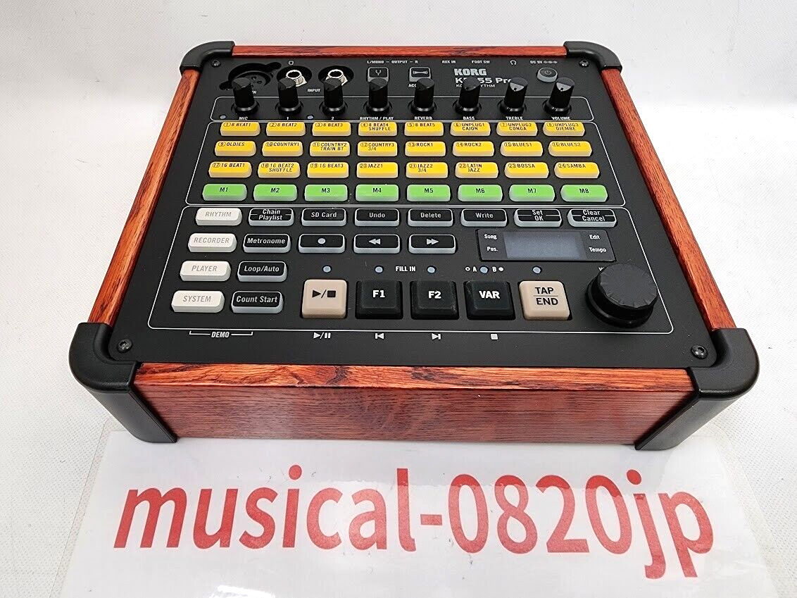 【中古】（非常に良い）KORG ミキサー/レコーダー機能搭載 リズムマシン KR-55 Pro KORG KR-55 Pro Rhythm Machine Mixer Recorder | eBay