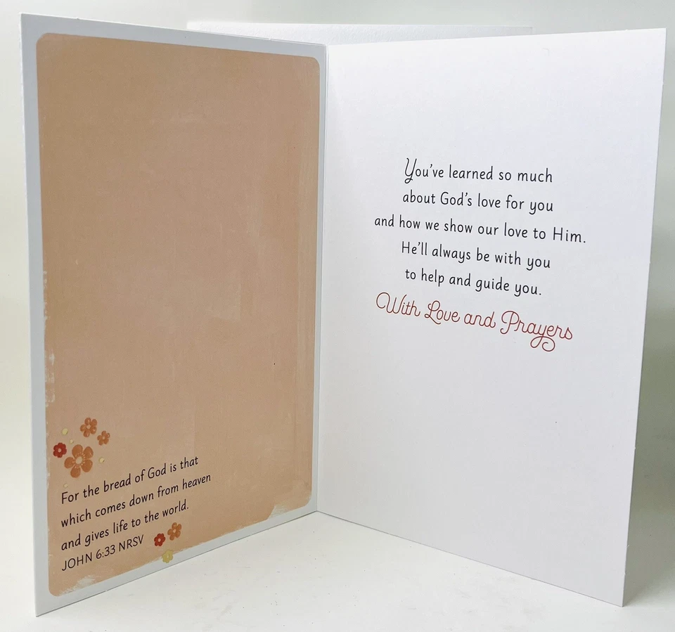Special Granddaughter On First Communion Greeting Card - Image 2 of 3