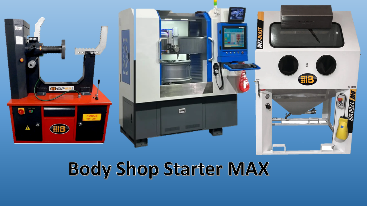 Body Shop Alloy Wheel Refurbishment Equipment Max Package £39,995 + VAT