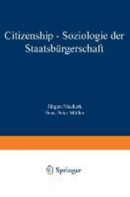 Thumbnail - Citizenship - Soziologie Der Staatsbürgerschaft Hans-peter Müller (u.