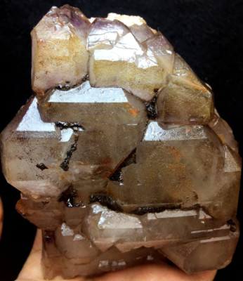 508g WOW! Beautiful Super Seven Skeletal Amethyst Quartz Crystal Specimen D956
