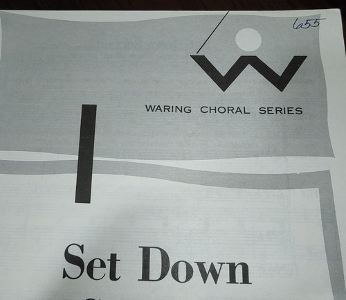 Choral Sheet Music "Set Down Servant" SATB - Arr, Shaw - Waring Choral Series - Picture 6 of 10