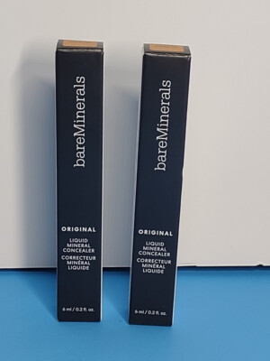2 Boxes bareMinerals Original Liquid Mineral Concealer - Light 2C - 0.2 fl oz
