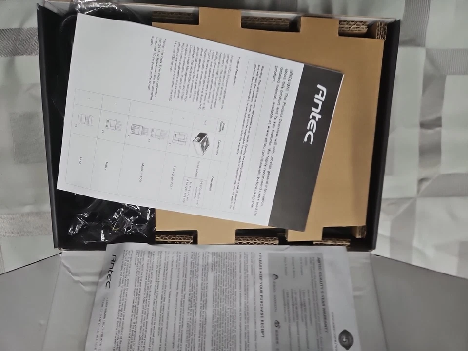 Antec 620 w power supply ATX 12V V2.32 High Current Gamer M 135mm Fan USA - Image 3 of 3