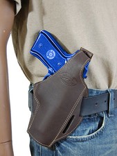 NEW Barsony Brown Leather Pancake Gun Holster for Browning Colt Full Size 9mm 40