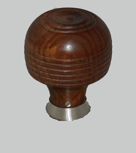Braune Häuschen Einsteckschloss Tür Knopf Set Mit Satin Nickel Kragen