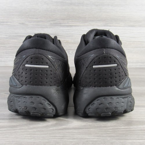 Brooks Adrenaline GTS 19 Men's 13 Running Shoes Triple Black Athletic Sneakers - Picture 9 of 14
