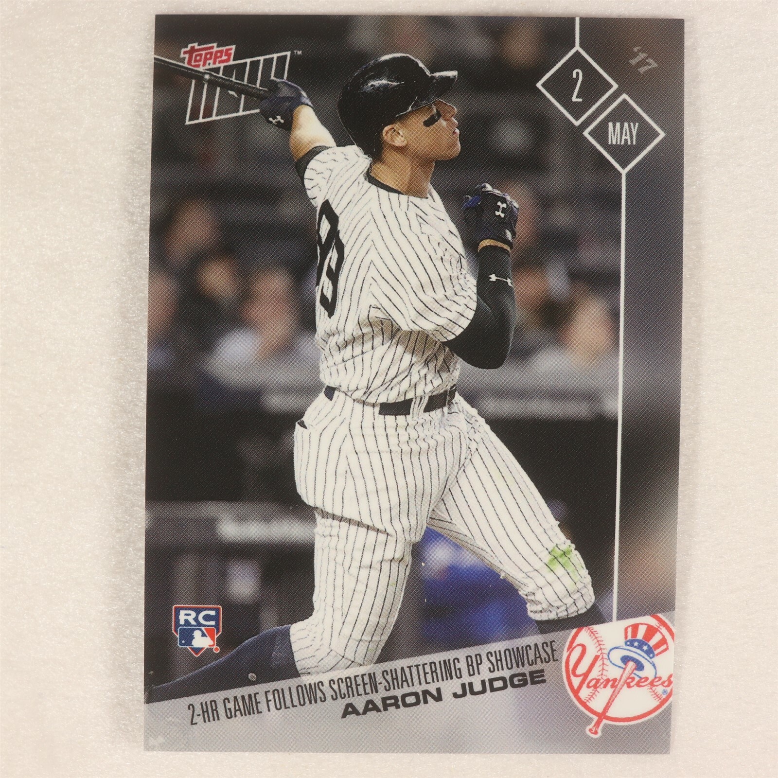 2017 Topps Now Card #103: New York Yankees Aaron Judge (RC)