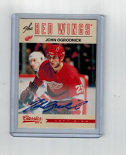 2012-13 Classics Signatures Autographs #165 John Ogrodnick