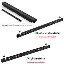 For SONOS Arc Bar Speaker Integrated Wall Mount Bracket Hanger Holder Accessory