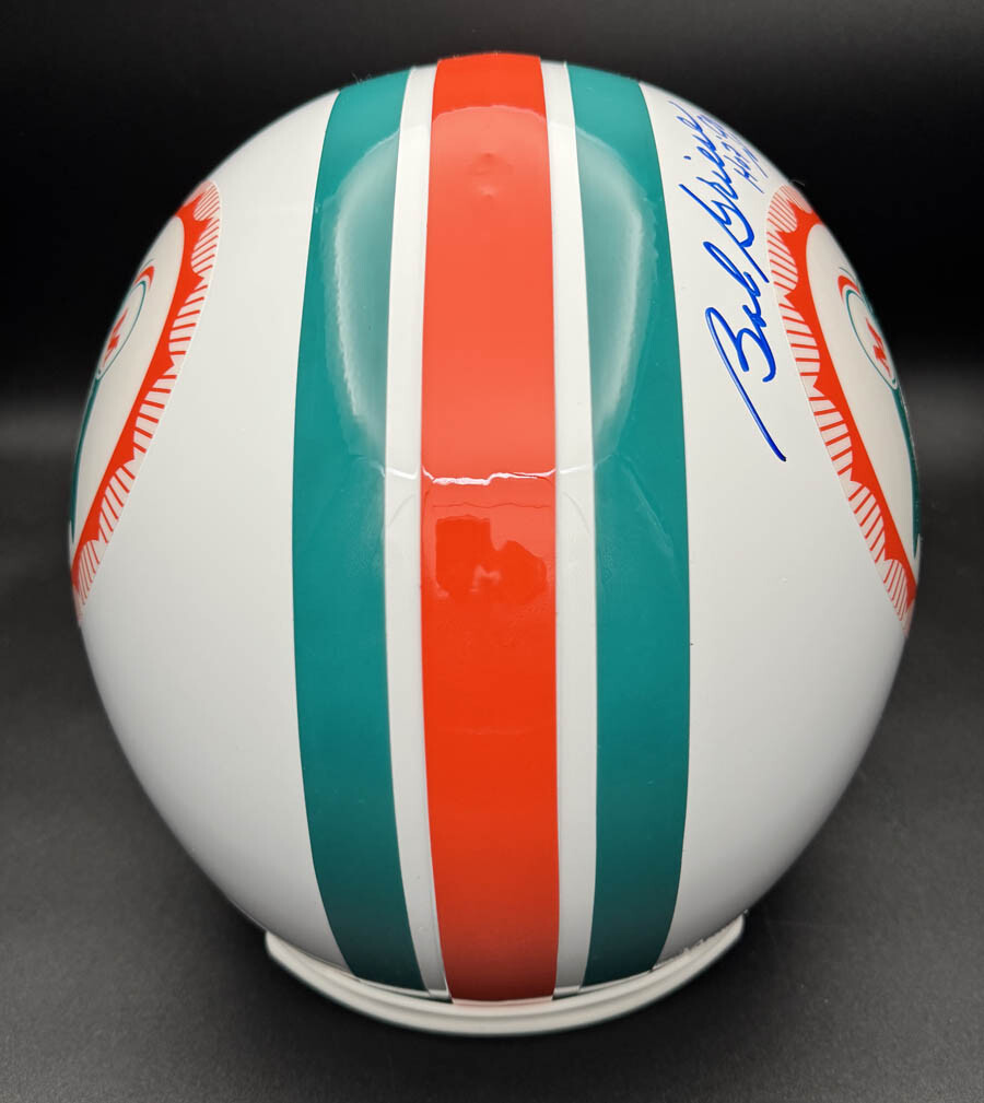 Bob Griese SIGNED Miami Dolphins F/S Helmet HOF 90 2 x SB Champ