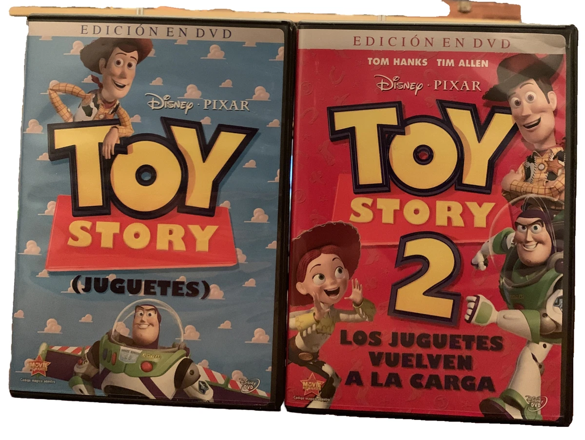 Toy Story (Juguetes) 1 & 2 DVD Bundle Spanish-Español Special Edition