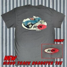 TRACK ROADSTER T-SHIRT (SIROD) FROM THE SO-CAL SPEED SHOP HOT RODS SINCE 1946!