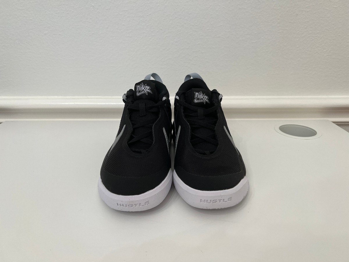 Brand New Nike Team Hustle D 10 GS Black/Metallic Silver