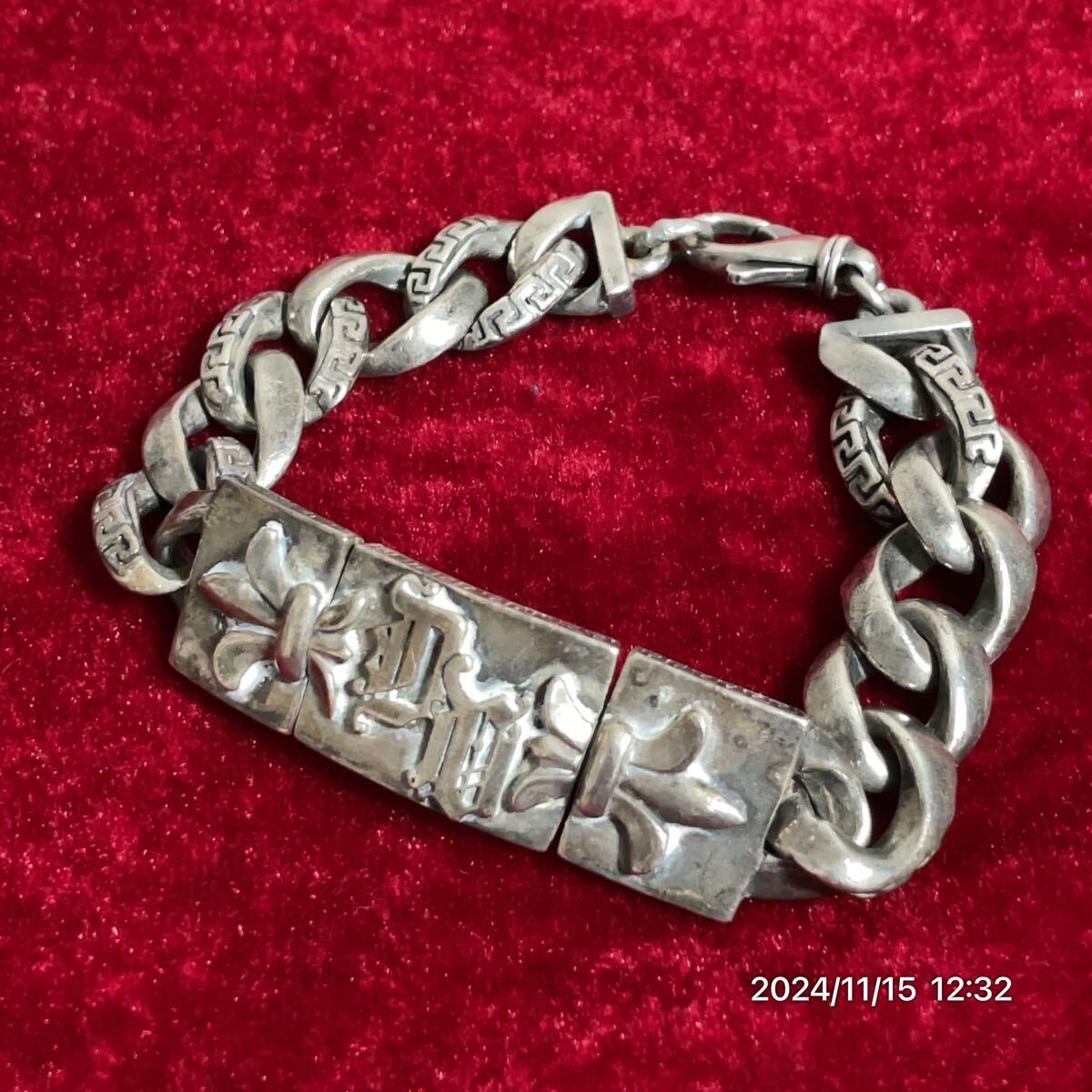 Gianni Versace fleur-de-lis chain bracelet from Japan i11851 | eBay