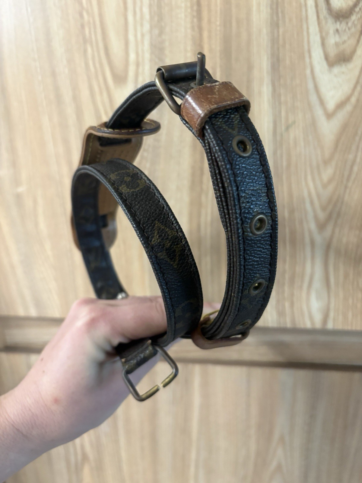 Auth Louis Vuitton Monogram Brown Shoulder  Bag Strap Used