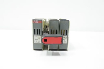 Abb OS 30AJ12 Fusible Disconnect Switch 3p 30a Amp 600v-ac