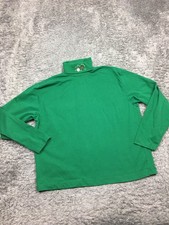 All Points By Reference Point Shirt Womens Size XL Green Cotton Christmas Snowma